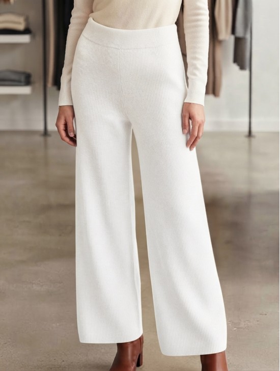 Solid Color Wide Legged Pants Solid Color Wide Legged Pants
